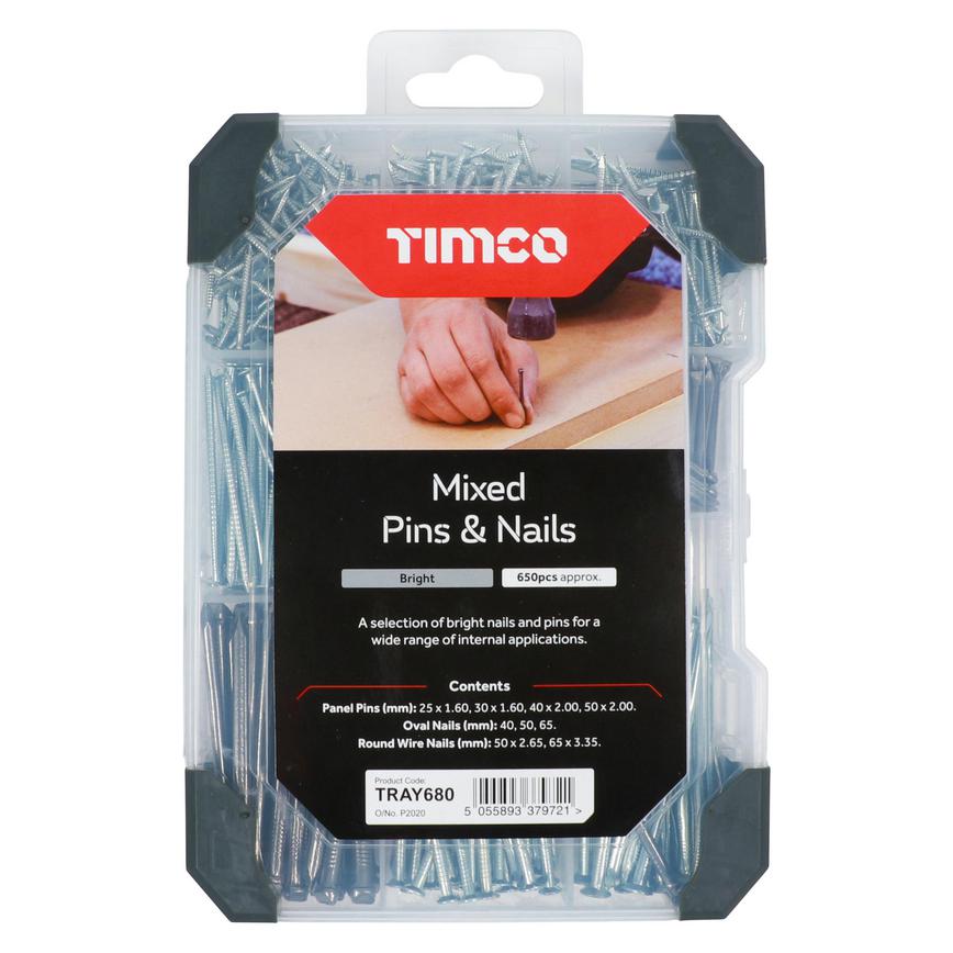 TIMCO Mixed Pins and Nails in Packaging