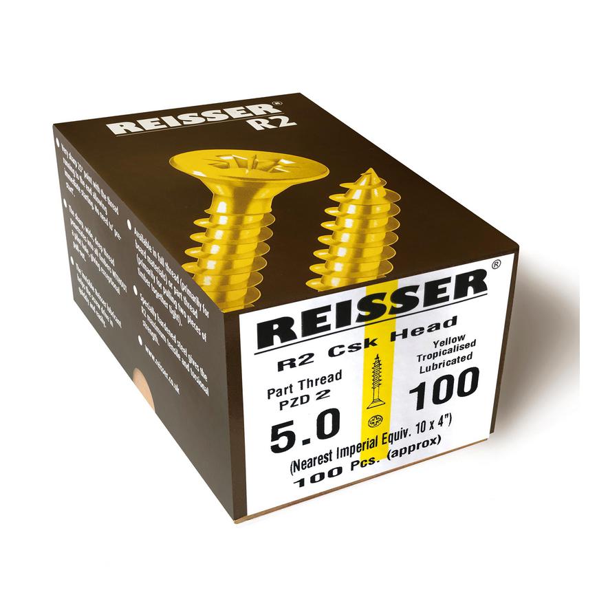 Reisser Woodscrews Box of 100