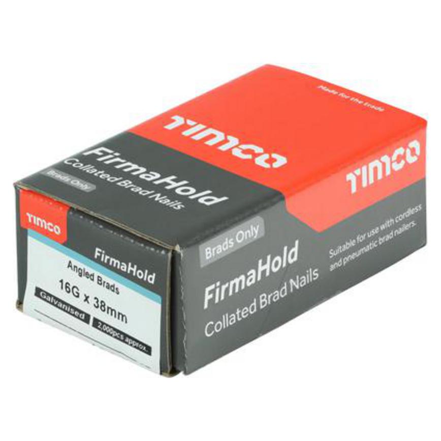 Firmahold 16G Angled Brads 38mm Box