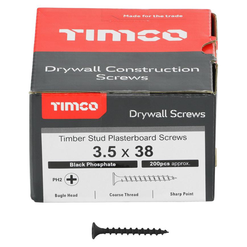 TIMCO 38mm Drywall Screw Pack V3
