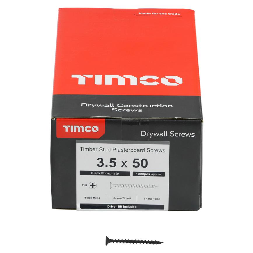 TIMCO 50mm Drywall Screw Pack V3