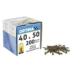 Optimaxx Torx Screw Box 4 x 50mm (200) Box And Screws