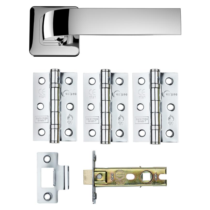 Manet Chrome Lock and Latch Pack