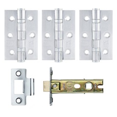 Satin Chrome Premium Hinge Pack