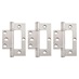 Ball Bearing Flush Hinge Open Pack of 3