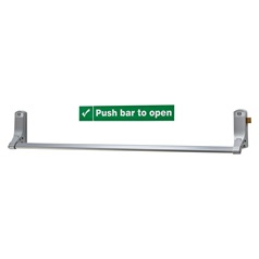 Panic Exit Latch Single Door with 1 Point Locking- Silver