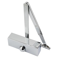 Eclipse Adjustable Size 3 Overhead Chrome Door Closer