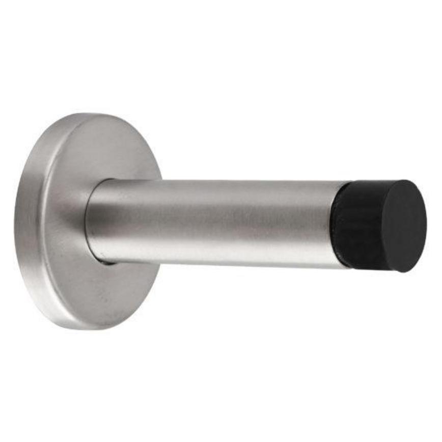 Concealed Fix Wall Mounted Door Stop 76mm - Stainless Steel