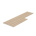 2061mm x 80mm Corner Walk In Larder Rail Pack of 6 Natural Oak