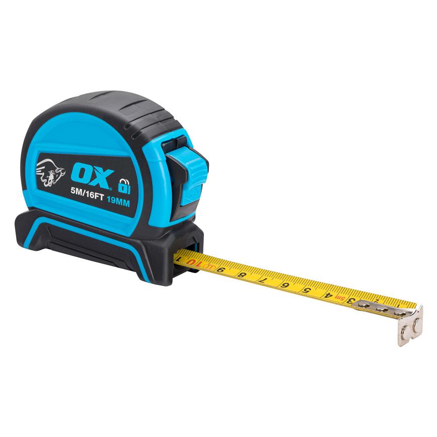 OX Pro Dual Lock Tape Measure 5m