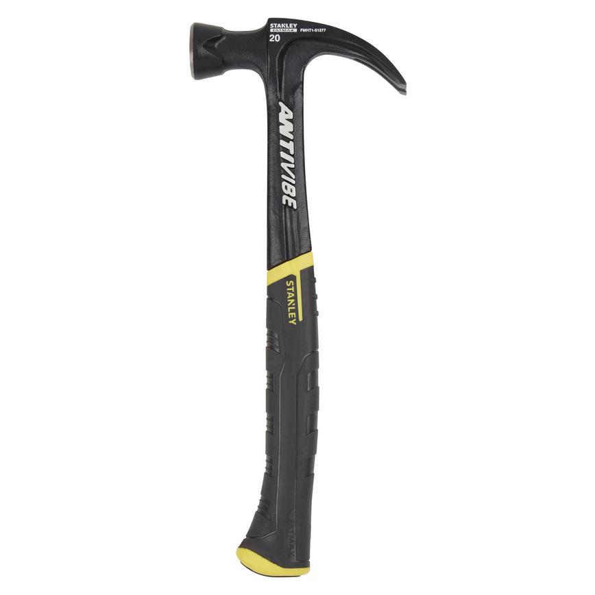 Stanley anti-vibe Claw Hammer 20oz Vertical Cut Out