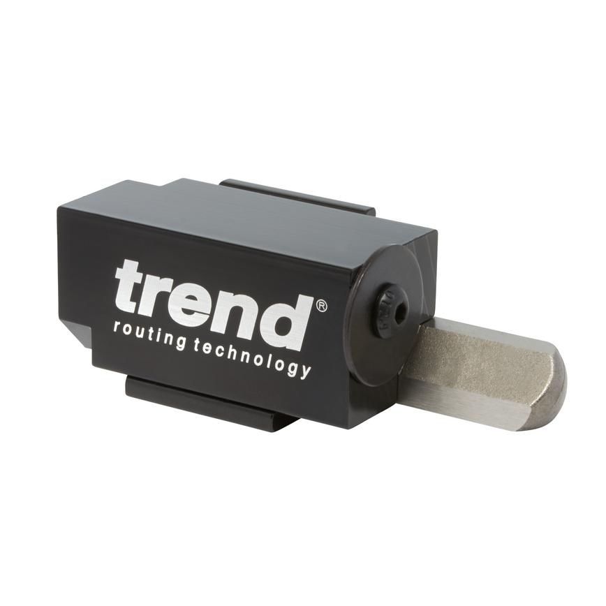 Trend HSS Corner Chisel Black