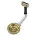 90mm Brass Single Bowl Strainer Waste