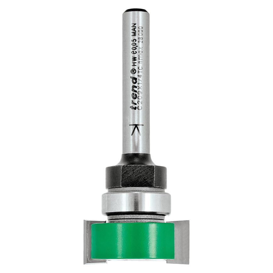 Trend 1/4" Shank 10mm x 24mm Intumescent Strip Router Cutter