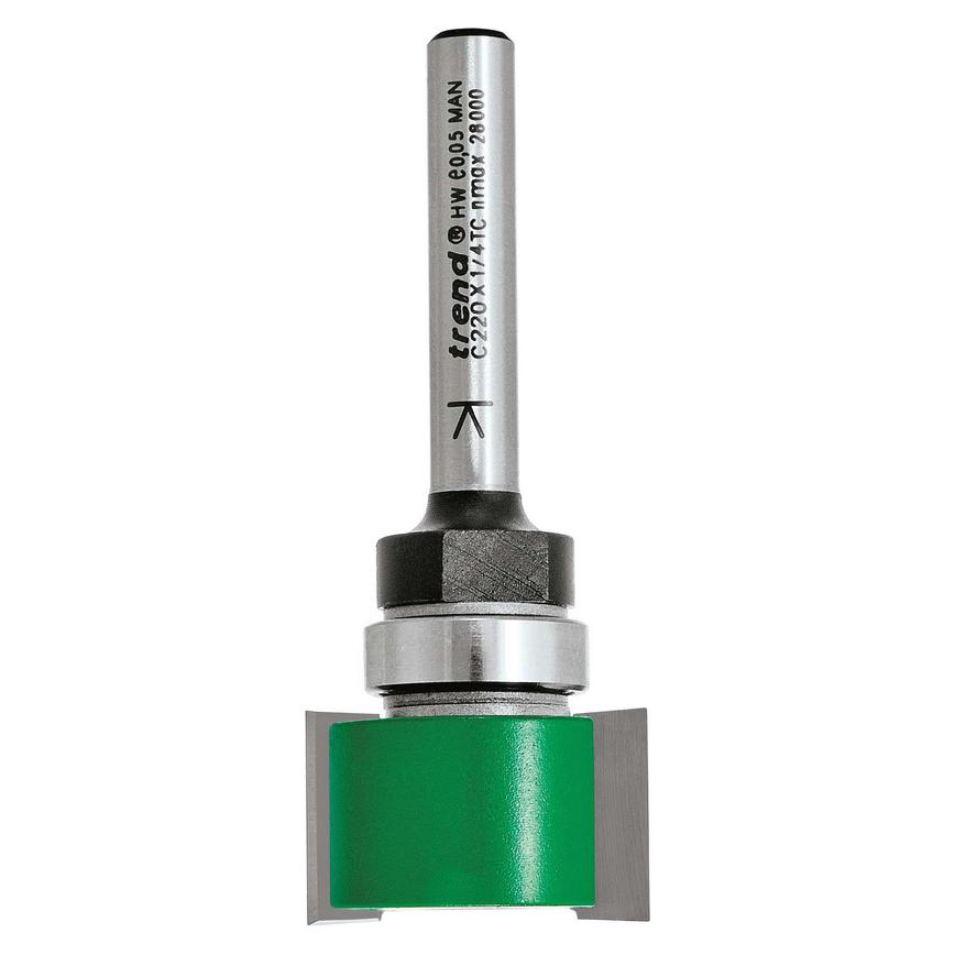 Trend 1/4" Shank 15mm x 24mm Intumescent Strip Router Cutter