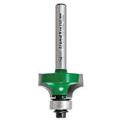 Trend 1/4" Shank 6.3mm x 12.7mm Bearing Guided Rounding Over & Ovolo Router Cutter