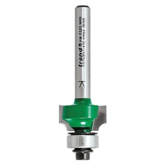 Trend 1/4" Shank 3.0mm x 9.5mm Bearing Guided Rounding Over & Ovolo Router Cutter