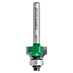 Trend 1/4" Shank 3.0mm x 9.5mm Bearing Guided Rounding Over & Ovolo Router Cutter
