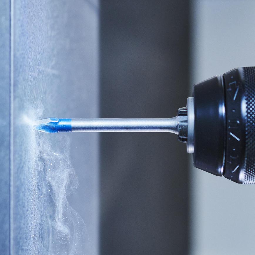 Bosch Ceramic Drill 6x90mm Bit in use