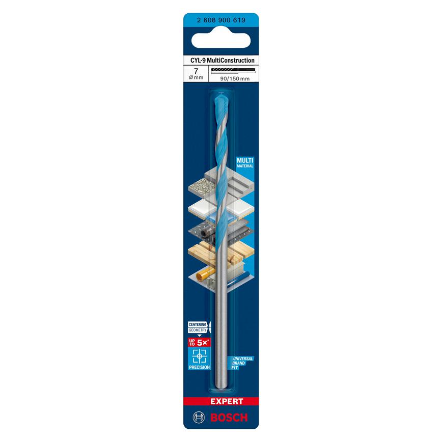 Bosch Multi Material Drill Bit 7x90x150mm Packaging