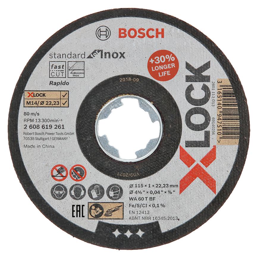 Bosch Xlock Inox Cutting Disc