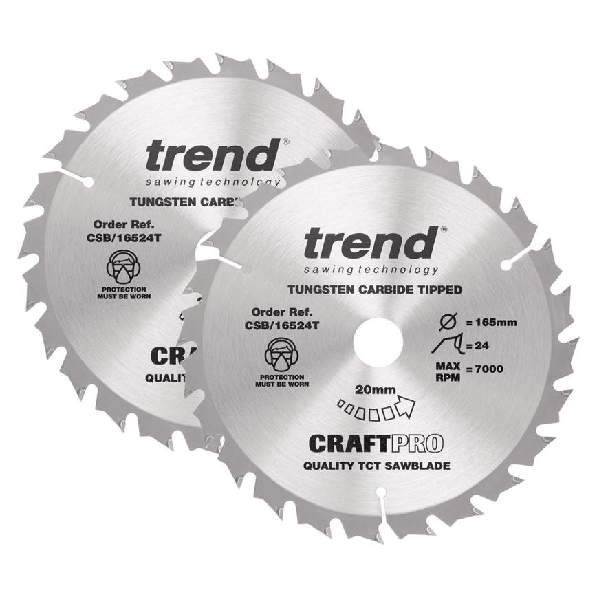 Trend Circural Saw Blade 2 Pack 20mm