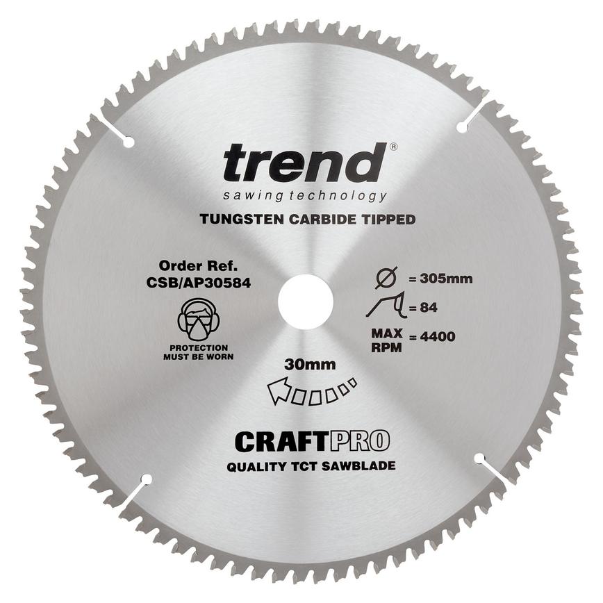 Trend Craft Pro305mm x 84T Circular Saw Blade