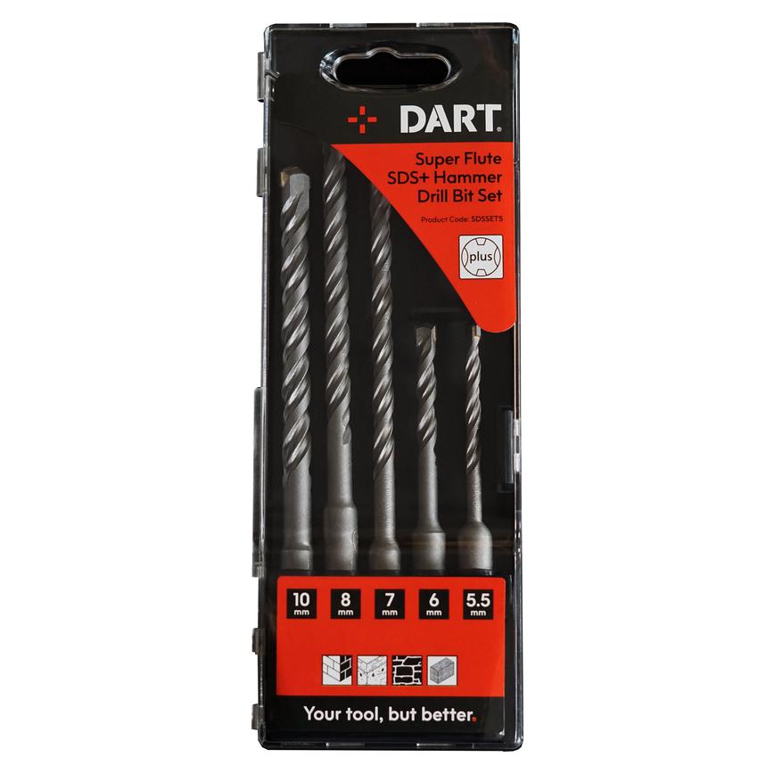 DART SDS+ 5pc Hammer Drill Bit Set