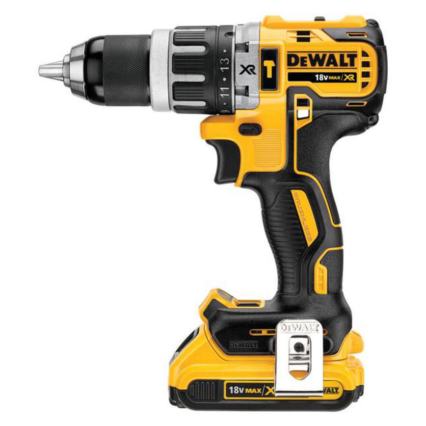 DeWalt DCD796D2GB 18V 2x2 Cordless Drill Profile