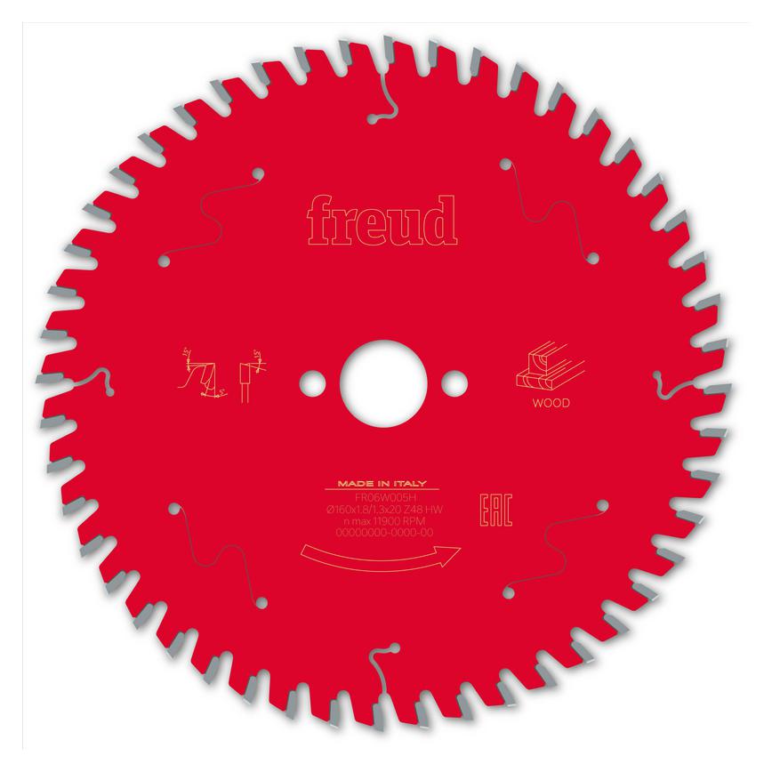 Freud Circulare Saw Blade 160x20mm T48