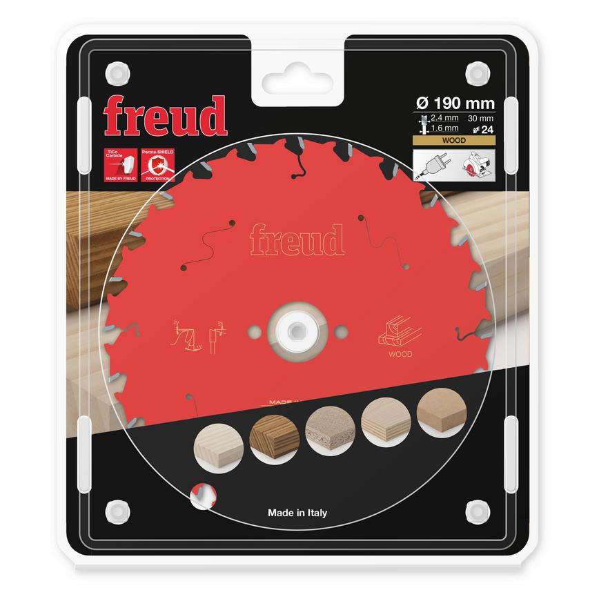 Freud Circulare Saw Blade 190x30mm T24