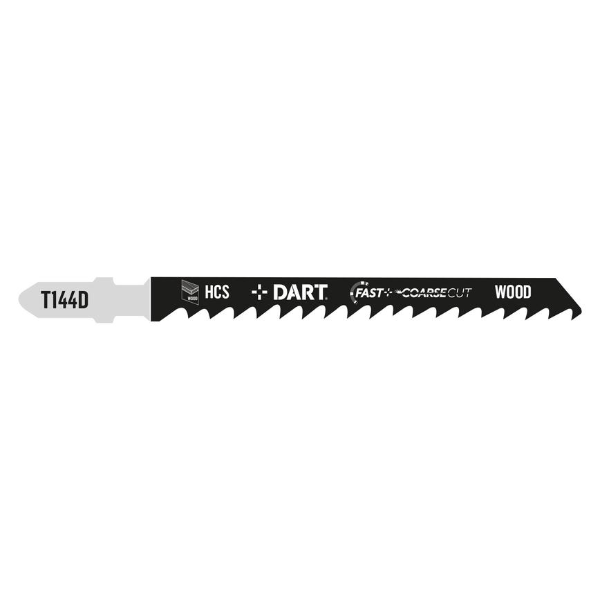 DART T144D Wood Cutting Jigsaw Blade 5pk