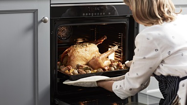 Lamona Split Cavity Oven in Elmbridge Dusk Blue