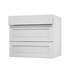 Allendale White 800 Drawer Front Open