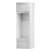Allendale Dove Grey 600 Appliance Tower Door Open 437mm