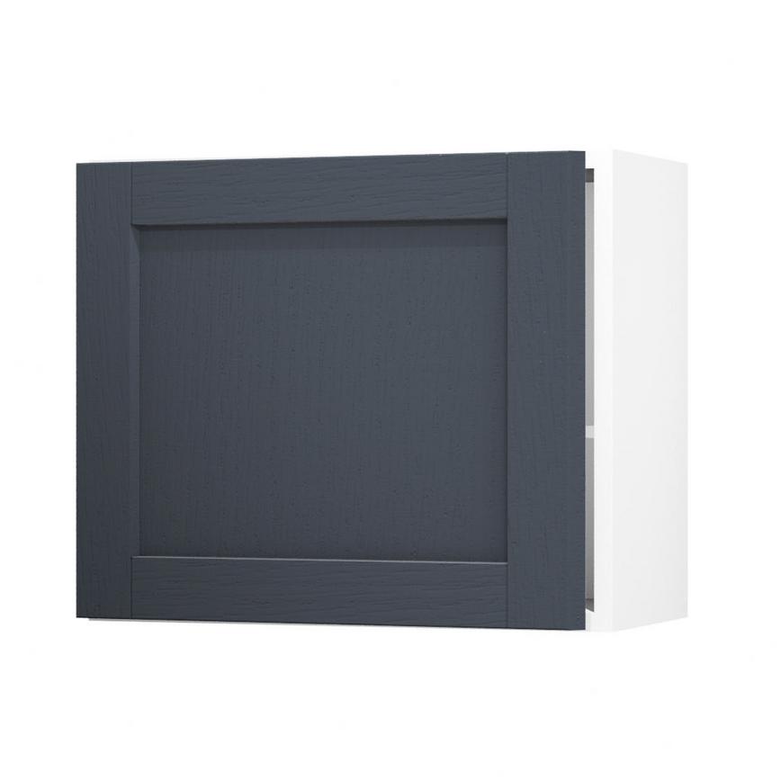 Allendale Navy 600 Tall Integrated Microwave Topbox Door Open