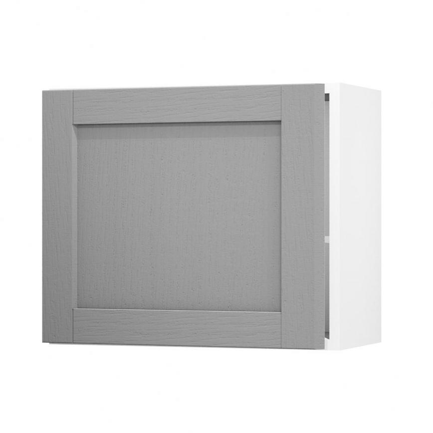 Allendale Slate Grey 600 Tall Integrated Microwave Topbox Door Open