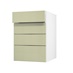 Allendale Sage Green 500 Drawer Door Open