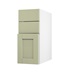 Allendale Sage Green 300 Pan Drawer Door Open