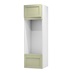 Allendale Sage Green 600 Appliance Tower Door Open 437mm