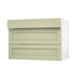 Allendale Sage Green 1000 Drawer Door Open