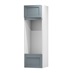 Allendale Dusk Blue 600 Appliance Tower Door Open 437mm