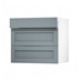 Allendale Dusk Blue 800 Drawer Front Open