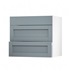 Allendale Dusk Blue 800 Pan Drawer Front Open