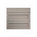 Allendale Pebble 800mm x 160mm Drawer Front Shown Closed as Part of a Full Drawer Unit