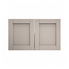 Allendale Pebble 800mm x 481mm Pair of Doors Shown Closed from the Front