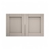 Allendale Pebble 800mm x 481mm Pair of Doors Shown Closed from the Front