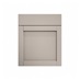 Allendale Pebble 600mm x 557mm Door Front Shown Closed from the Front as Part of a Door and Drawer Unit