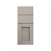 Allendale Pebble 300mm x 394mm Pan Drawer Front Shown Closed as Part of a Full Drawer Unit