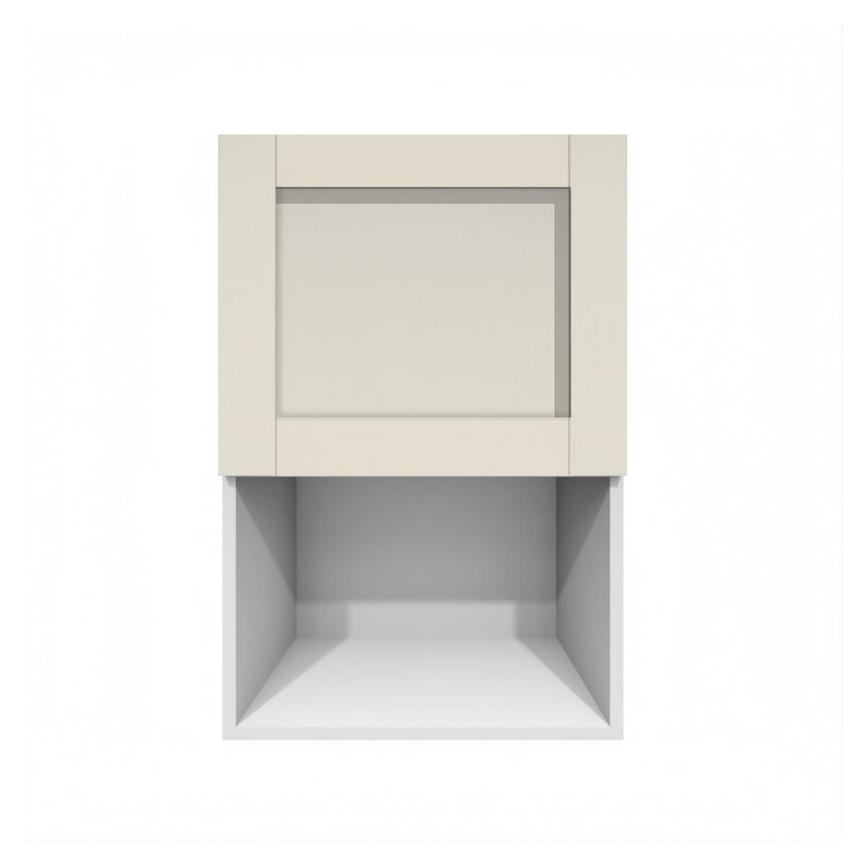 Allendale Porcelain 600 Tall Integrated Microwave Topbox Door